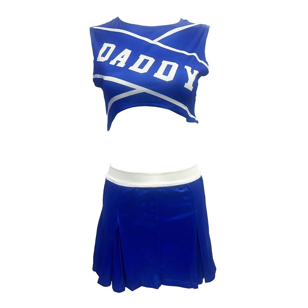 6931 Girls Daddy Printed Dress High School Cheer Leader Costume